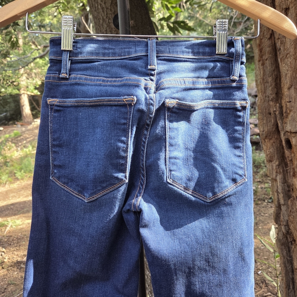 FRAME Denim Le High Straight Jeans Size 23 - Picture 7 of 9